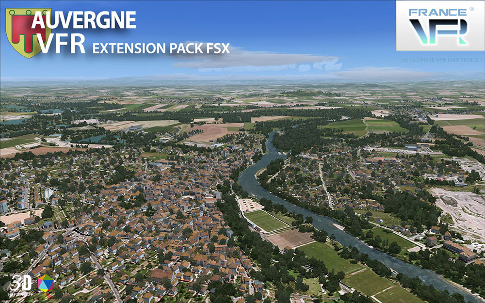 Auvergne VFR - Extension Pack FSX